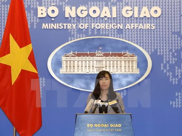 Người phát ngôn Bộ Ngoại giao Lê Thị Thu Hằng.