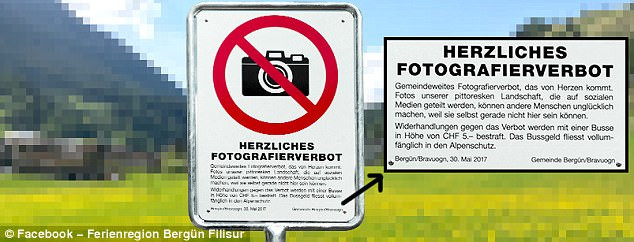 Chính quyền địa phương vừa ban hành lệnh cấm du khách quay phim chụp hình. Chính quyền địa phương vừa ban hành lệnh cấm du khách quay phim chụp hình.