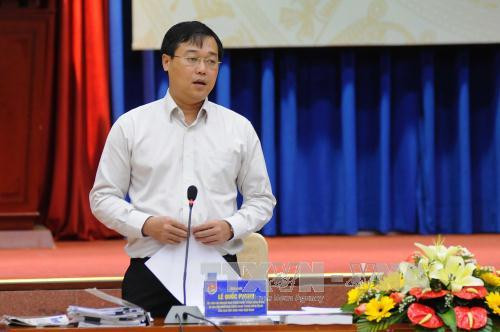 Bí thư thứ nhất Trung ương Đoàn Lê Quốc Phong phát biểu tại hội nghị. Bí thư thứ nhất Trung ương Đoàn Lê Quốc Phong phát biểu tại hội nghị.