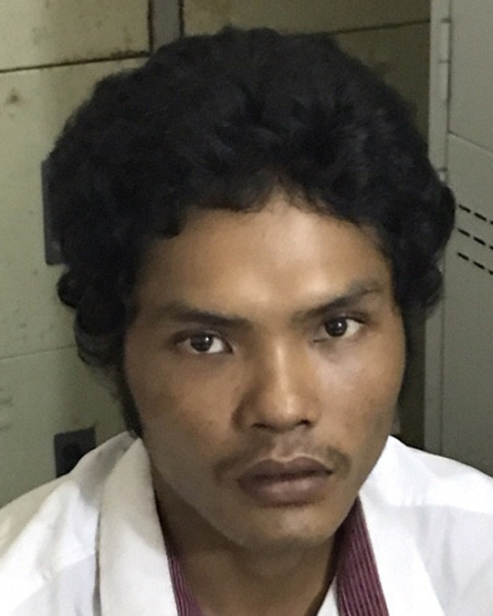 Danh Thal lúc bị bắt.