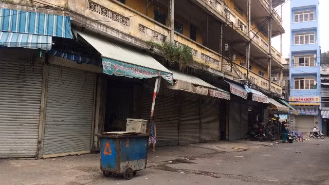 Khu vực nơi xảy ra án mạng. Ảnh: C.T Khu vực nơi xảy ra án mạng. Ảnh: C.T