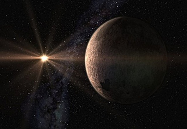 Mô phỏng siêu Trái Đất GJ 625 b đang quanh ngôi sao lùn GJ 625. Mô phỏng siêu Trái Đất GJ 625 b đang quanh ngôi sao lùn GJ 625.