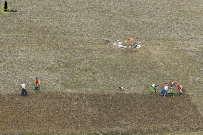 Người Mông ở đây sinh sống chủ yếu bằng nghề nông, trồng lúa, trồng bắp trên những quả đồi, ngọn núi trong thung lũng.