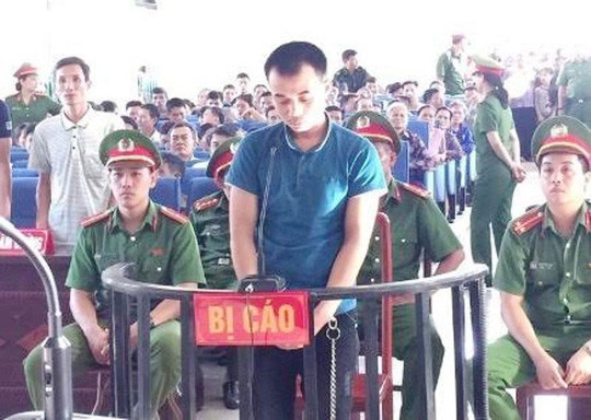  Bị cáo Nguyễn Văn Cường tại phiên tòa