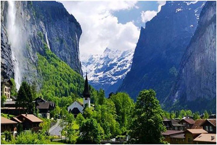 Thung lũng Lauterbrunnen, Thụy Sĩ: Thung lũng này là một phần của dãy núi Alps, tự hào với các vách đá tuyệt vời và thác nước trong suốt. Bạn có thể dễ dàng đến khám phá thung lũng bằng xe ô tô và thưởng thức khung cảnh tuyệt đẹp.  Thung lũng Lauterbrunnen, Thụy Sĩ: Thung lũng này là một phần của dãy núi Alps, tự hào với các vách đá tuyệt vời và thác nước trong suốt. Bạn có thể dễ dàng đến khám phá thung lũng bằng xe ô tô và thưởng thức khung cảnh tuyệt đẹp.