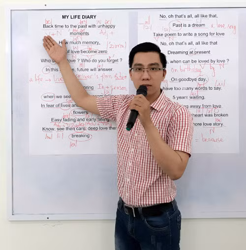 Đặng Bá Đạo cho biết, anh sắp sửa ra mắt sản phẩm mới, dĩ nhiên đó là: bolero tiếng Anh. Đặng Bá Đạo cho biết, anh sắp sửa ra mắt sản phẩm mới, dĩ nhiên đó là: bolero tiếng Anh.