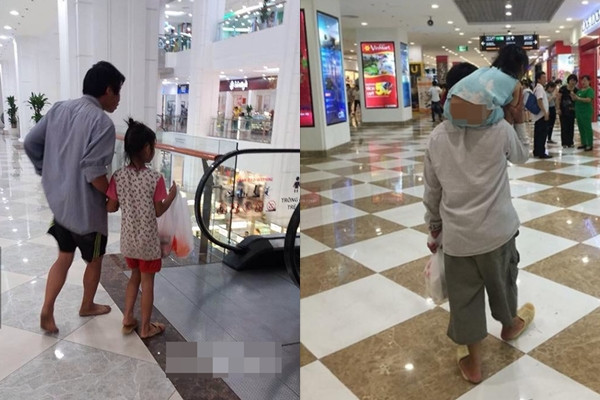 Khoảnh khắc về những ông bố nghèo dẫn con đi chơi trung tâm thương mại từng được chia sẻ. Trong cái khó khăn, sự cố gắng của người cha vì ước mơ của con khiến người xem xúc động.