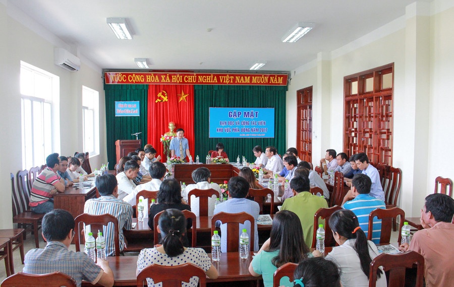 Quang cảnh buổi gặp mặt. Ảnh: Hồng Thi