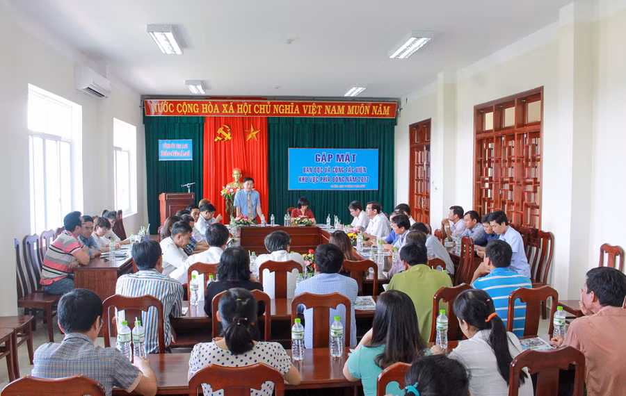 Quang cảnh buổi gặp mặt. Ảnh: Hồng Thi