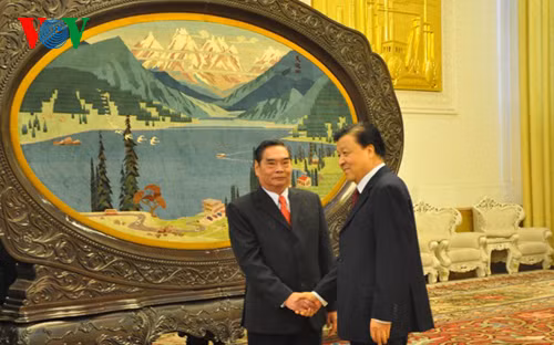 Đồng chí Lê Hồng Anh và đồng chí Lưu Vân Sơn Đồng chí Lê Hồng Anh và đồng chí Lưu Vân Sơn