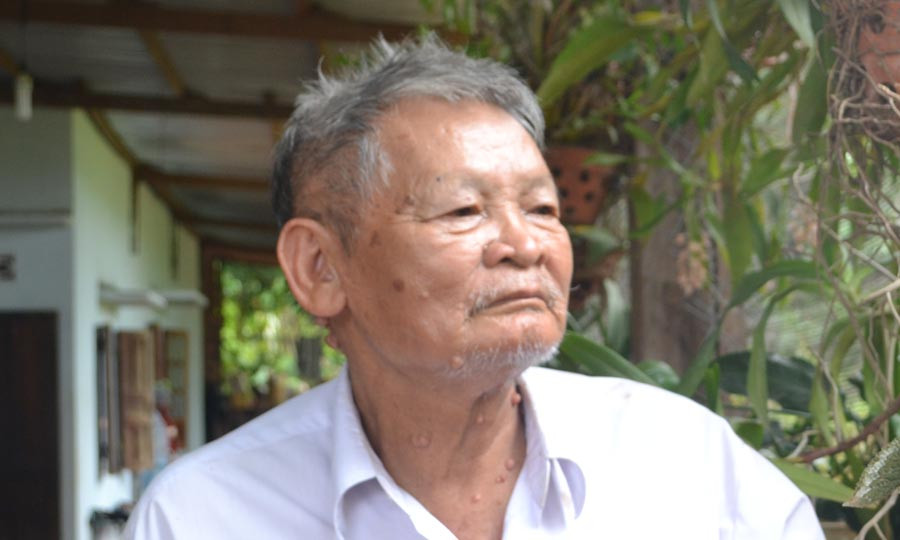 Ông Đặng Tiến Hùng trú tại thôn 2, xã Ia Tôr, huyện Ia Grai. Ảnh: Hoàng Minh Ông Đặng Tiến Hùng trú tại thôn 2, xã Ia Tôr, huyện Ia Grai. Ảnh: Hoàng Minh