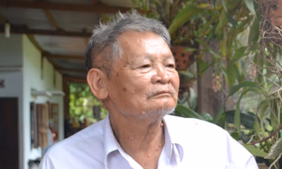 Ông Đặng Tiến Hùng trú tại thôn 2, xã Ia Tôr, huyện Ia Grai. Ảnh: Hoàng Minh