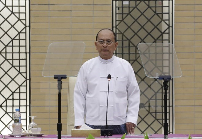 Cựu chủ tịch đảng USDP U Thein Sein.