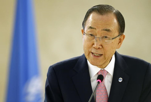 Tổng thư ký Liên Hợp Quốc Ban Ki-moon.