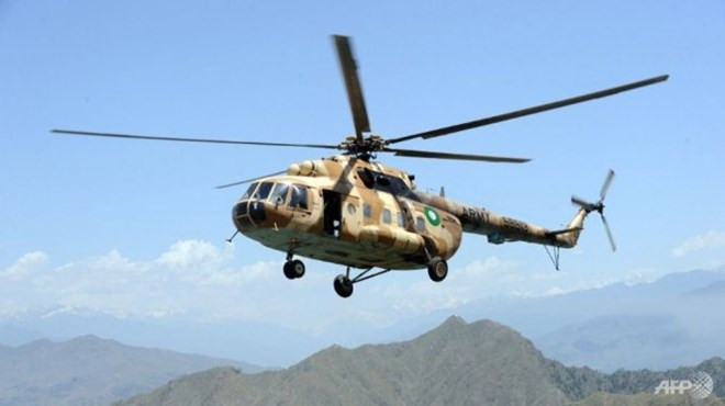 Một trực thăng Mi-17 của quân đội Pakistan.