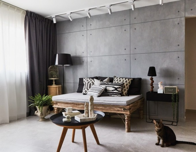 Và căn hộ với diện tích gần 100 m2, phong cách Scandinavia với bảng màu đen - trắng - xám là tất cả tâm huyết của Jeremy. Hiện tại, anh sống trong căn hộ cùng với hai chú mèo. Và căn hộ với diện tích gần 100 m2, phong cách Scandinavia với bảng màu đen - trắng - xám là tất cả tâm huyết của Jeremy. Hiện tại, anh sống trong căn hộ cùng với hai chú mèo.