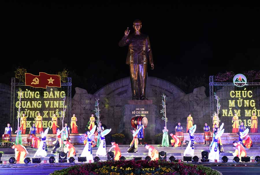 Ca khúc Hát múa “Hào khí dân tộc Việt”. Ảnh: Đức Thụy