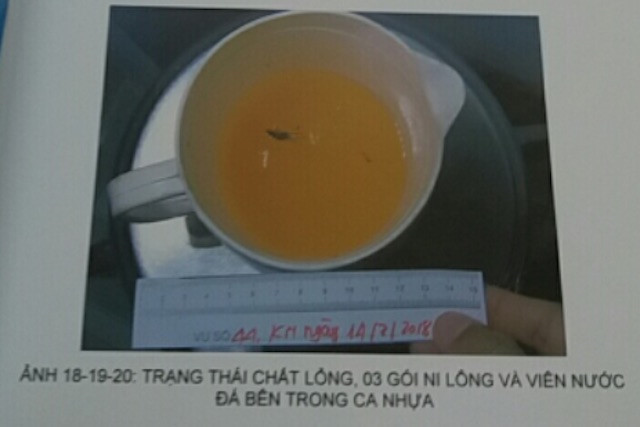 Ca nước thiếu úy Đạt đã uống, dẫn đến ngộ độc ma túy. Ảnh: Anh Minh. Ca nước thiếu úy Đạt đã uống, dẫn đến ngộ độc ma túy. Ảnh: Anh Minh.