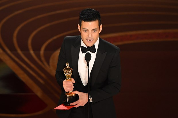 Remi Malek giành Oscar nam chính xuất sắc nhất (Nguồn: AFP/TTXVN) Remi Malek giành Oscar nam chính xuất sắc nhất (Nguồn: AFP/TTXVN)