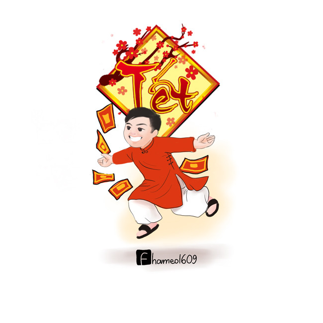 Phan Văn Đức háo hức với lì xì ngày Tết