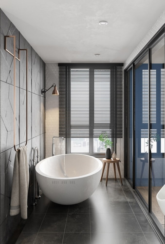 Kệ treo bằng đồng mang lại điểm nhấn độc đáo cho phòng tắm. Kệ treo bằng đồng mang lại điểm nhấn độc đáo cho phòng tắm.