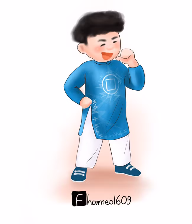 Công Phượng đã sửa soạn lại mái tóc để diện Tết