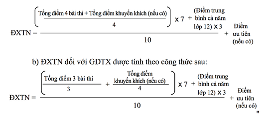 Dự kiến cách tính điểm xét tốt nghiệp THPT 2019 Dự kiến cách tính điểm xét tốt nghiệp THPT 2019