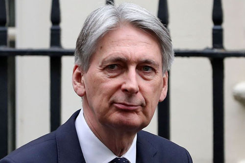 Bộ trưởng Tài chính Anh Philip Hammond. Ảnh: AFP. Bộ trưởng Tài chính Anh Philip Hammond. Ảnh: AFP.