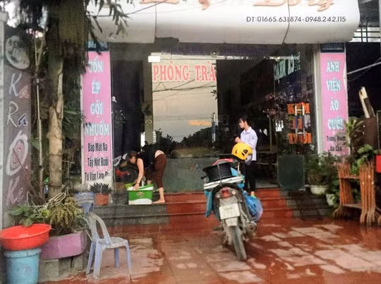 Hiện trường nơi xảy ra vụ nổ