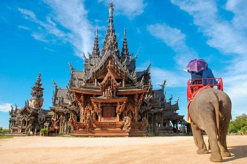  Nằm trên đường Sukhimvit, quận Nong Prue, phía đông thành phố Pattaya, làng voi Pattaya mở cửa từ năm 1973 và được coi là một khu bảo tồn cho những chú voi già yếu không thể làm việc. Khi tới đây, du khách sẽ được quan sát, trải nghiệm các hoạt động huấn luyện voi, tắm voi, diễu hành voi. Bạn cũng có thể thử cảm giác thú vị và hồi hộp khi ngồi trên lưng voi dạo quanh ngắm cảnh.