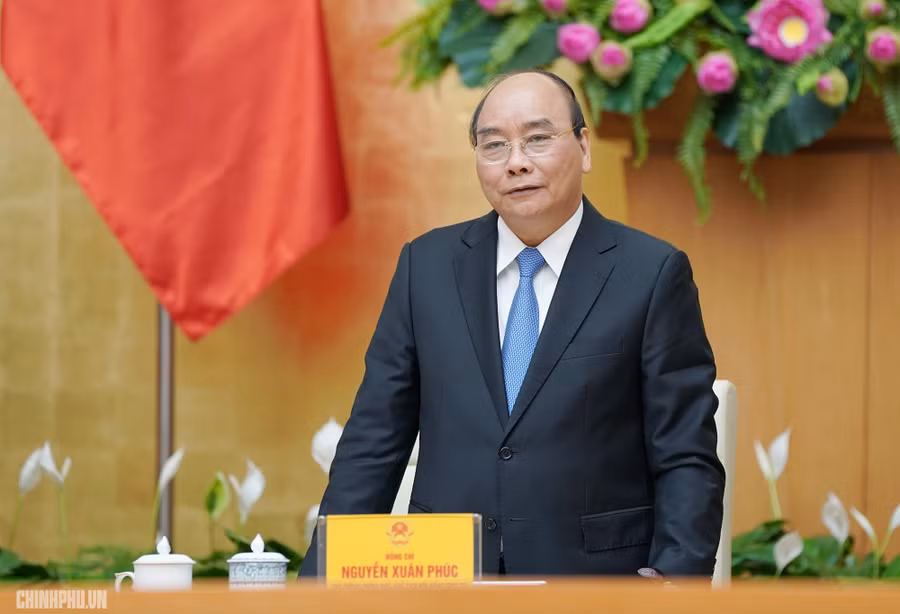  Thủ tướng Nguyễn Xuân Phúc chủ trì phiên họp của Hội đồng Thi đua-Khen thưởng Trung ương. Ảnh: VGP/Quang Hiếu