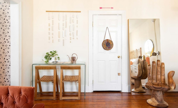 Màu nâu sáng của gỗ cũng rất hài hòa khi đưa vào để làm nổi bật không gian. Màu nâu sáng của gỗ cũng rất hài hòa khi đưa vào để làm nổi bật không gian.