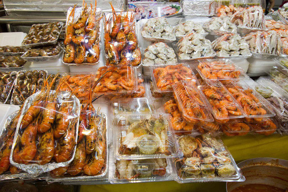 Quầy hải sản rất bắt mắt và chất lượng ở Or Tor Kor  Quầy hải sản rất bắt mắt và chất lượng ở Or Tor Kor