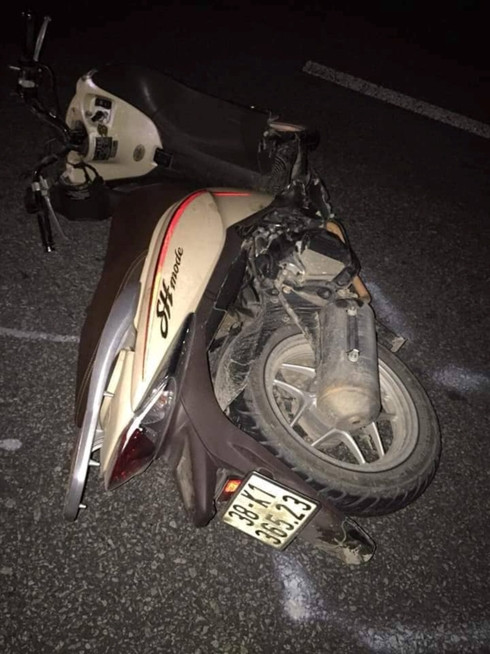 Hiện trường nơi xảy ra vụ tai nạn Hiện trường nơi xảy ra vụ tai nạn