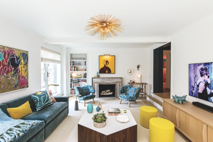 Các phụ kiện trang trí được thêm vào một cách ngẫu hứng mang lại vẻ phóng khoáng, thoải mái.