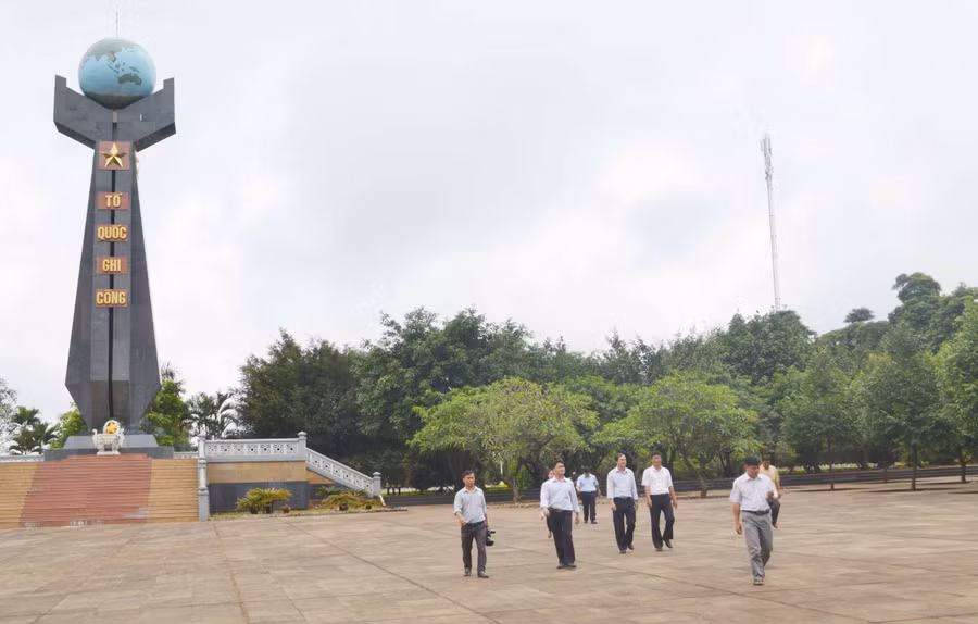 Nghĩa trang Liệt sĩ huyện Đức Cơ. Ảnh: Hoàng Cư