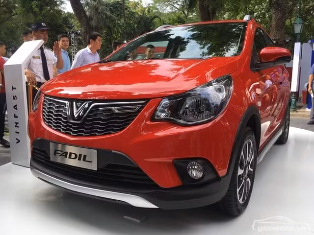  Chiếc VinFast Fadil có vẻ ngoài khá hầm hồ. 