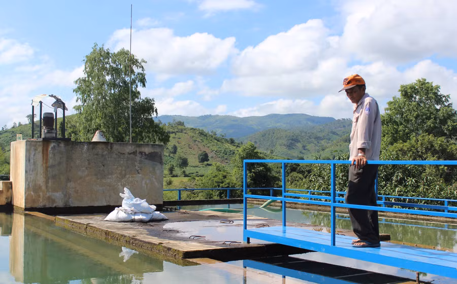 Đập tràn Ia Rbol nơi xảy ra vụ việc. Ảnh: Văn Ngọc