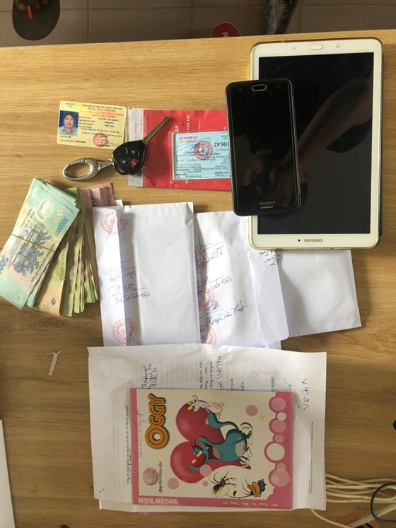  Tang vật vụ án được thu giữ tại nơi cư trú của đối tượng Thắng