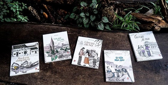 Bộ tản văn gồm 5 cuốn: 