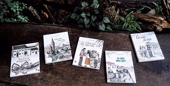 Bộ tản văn gồm 5 cuốn: 