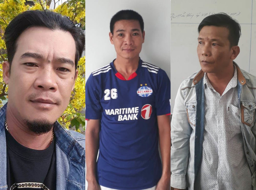 Các đối tượng trong băng nhóm lừa đảo này Các đối tượng trong băng nhóm lừa đảo này