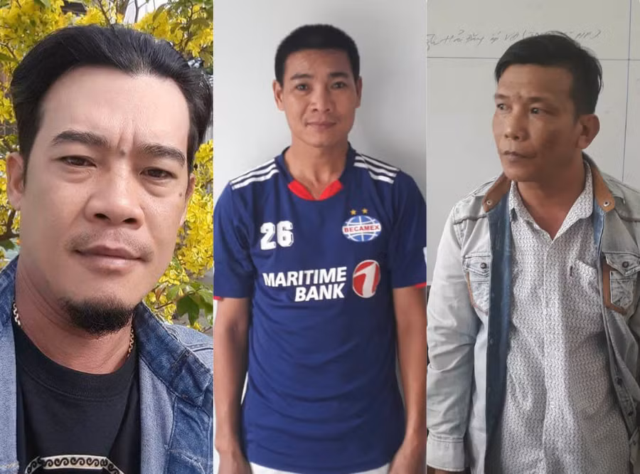 Các đối tượng trong băng nhóm lừa đảo này Các đối tượng trong băng nhóm lừa đảo này