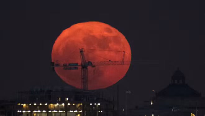  Siêu trăng được quan sát tại Washinhton DC