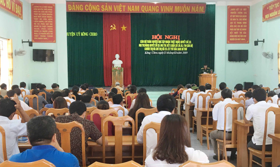 Quảng cảnh Hội nghị. Ảnh: Thúy Ngọ 