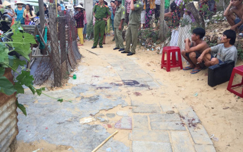 Hiện trường vụ án. (Ảnh: Vietnamnet)