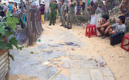 Hiện trường vụ án. (Ảnh: Vietnamnet)
