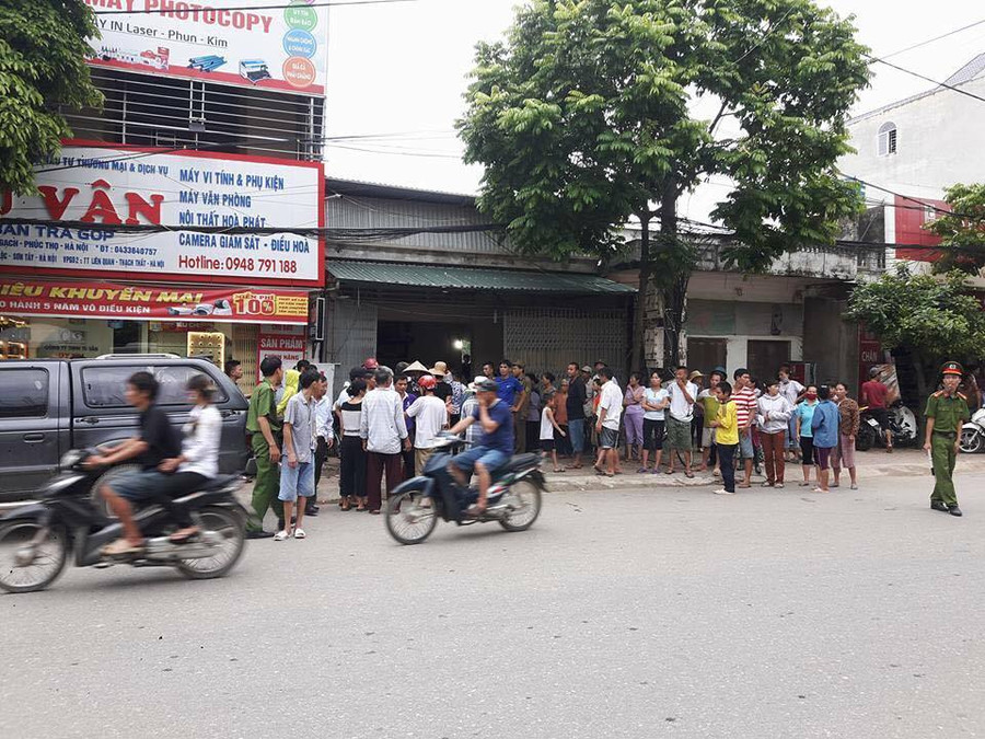 Cụ ông nghi bị cháu nội 16 tuổi sát hại ở nhà riêng tại Thạch Thất.