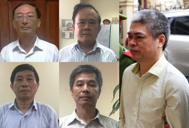 Các sếp lớn của PVN vừa bị khởi tố - Ảnh: CA