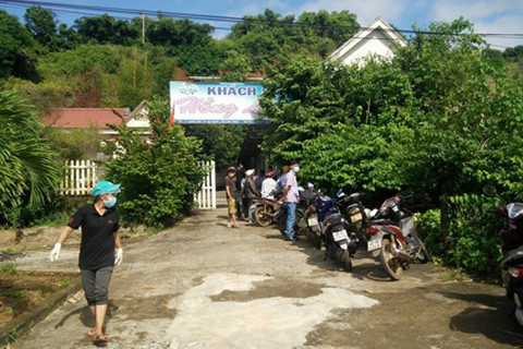 Khách sạn nơi phát hiện thi thể ông Lợi. Khách sạn nơi phát hiện thi thể ông Lợi.